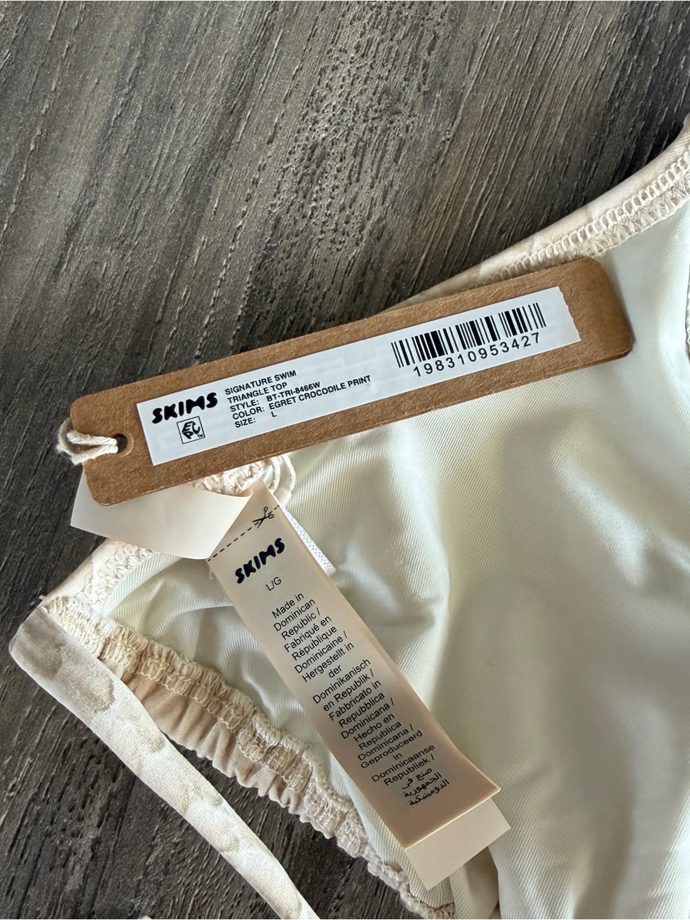 New Skims Bikini Top L - Picture 4 of 4